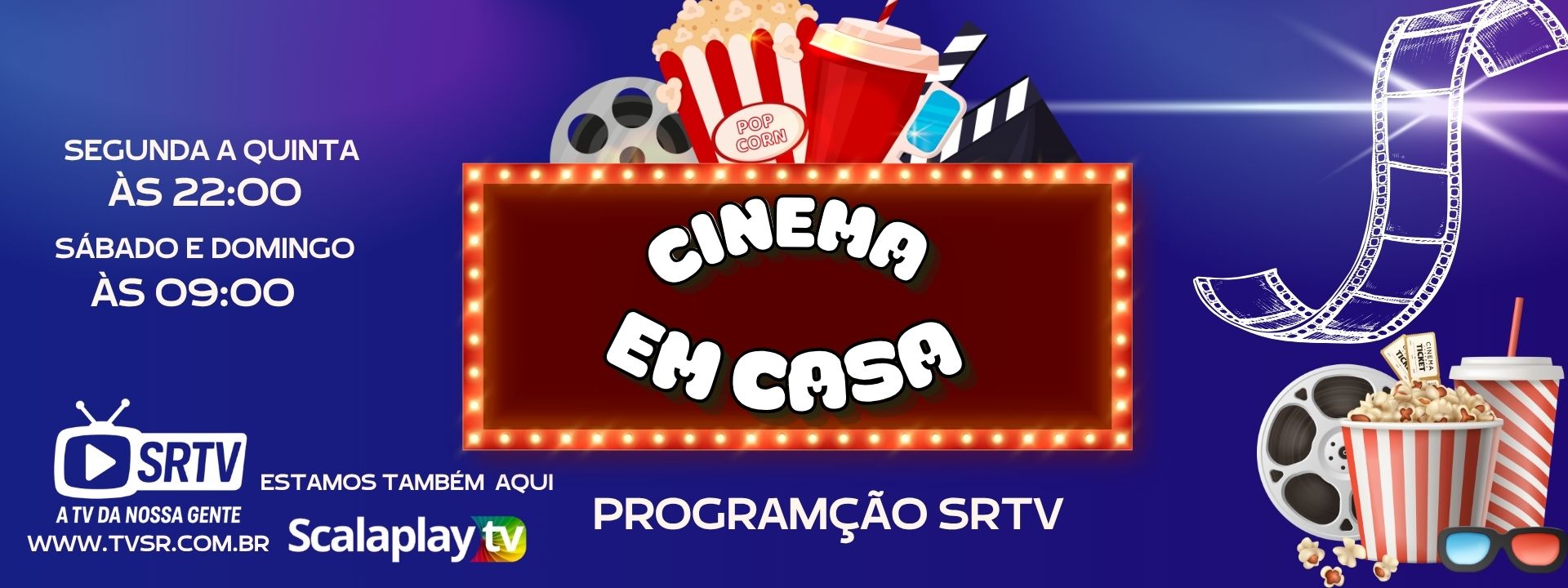 Slider CINEMA EM CASA