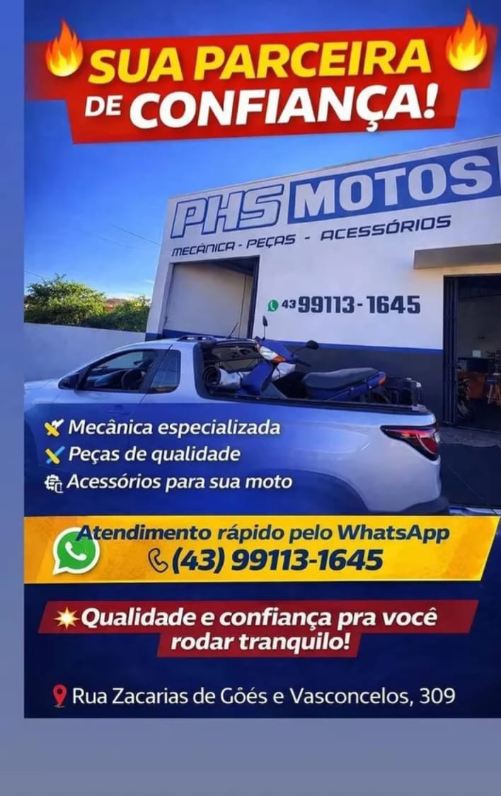 Publicidade PHS Motos