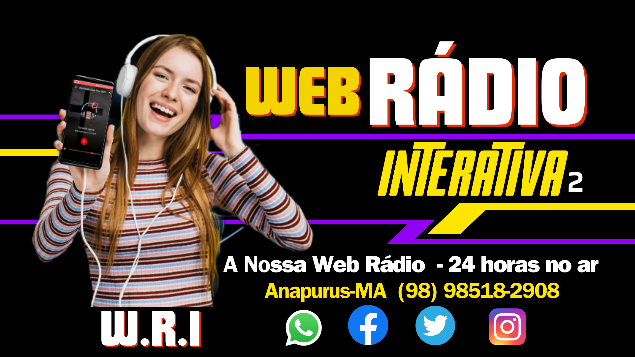 Web Rádio Interativa Nossa Web Rádio - 24 Horas No Ar
