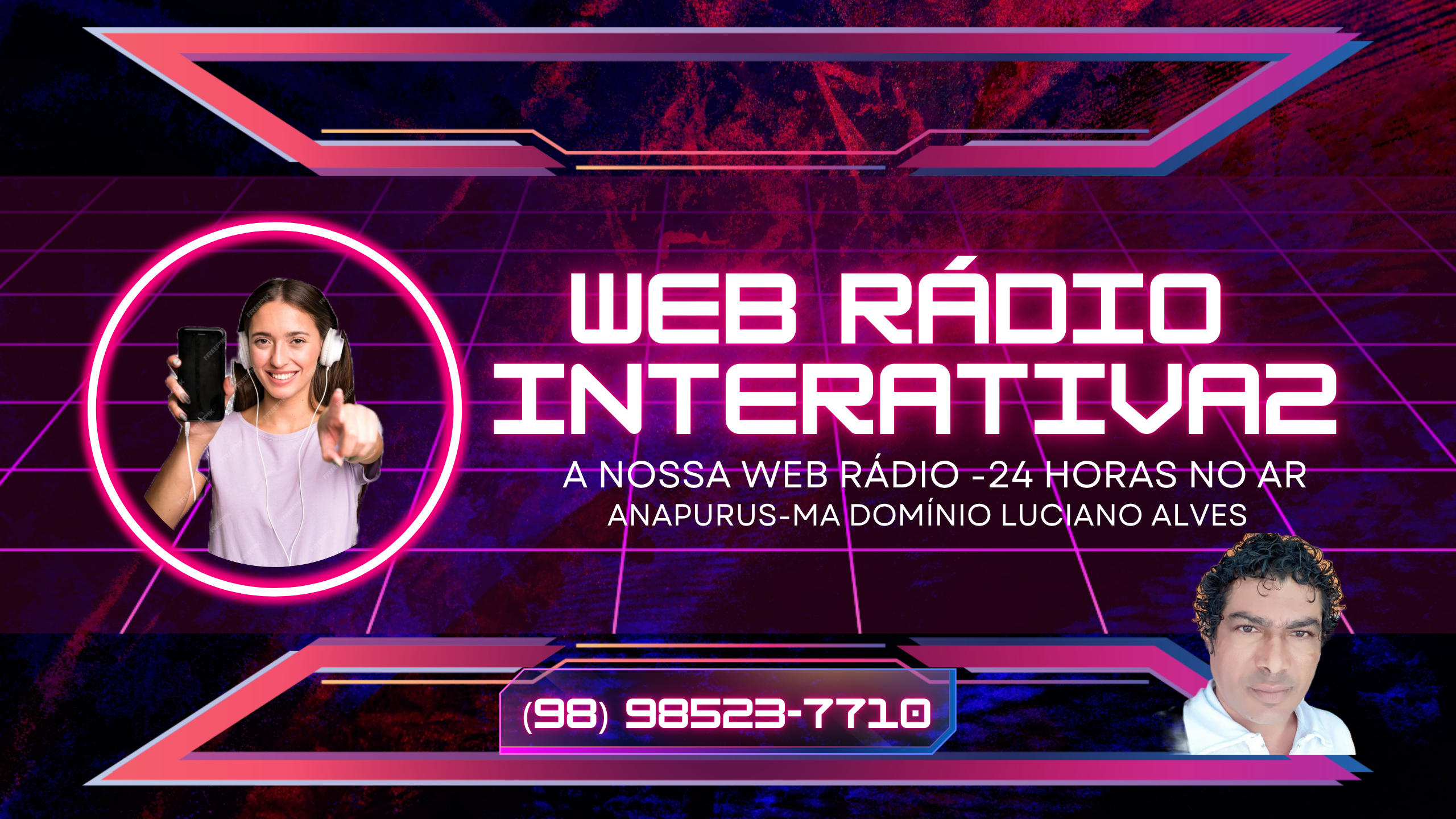 Web Rádio Interativa Nossa Web Rádio - 24 Horas No Ar