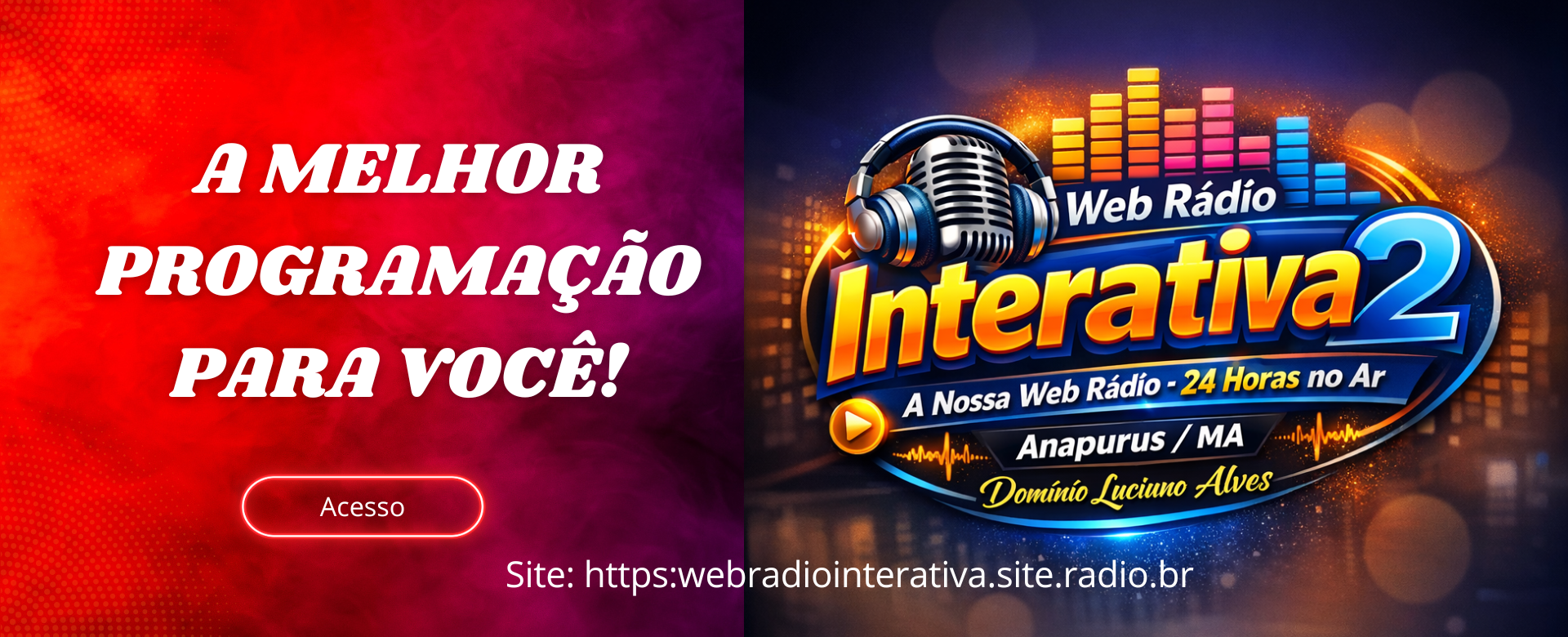 Web Rádio Interativa Nossa Web Rádio - 24 Horas No Ar