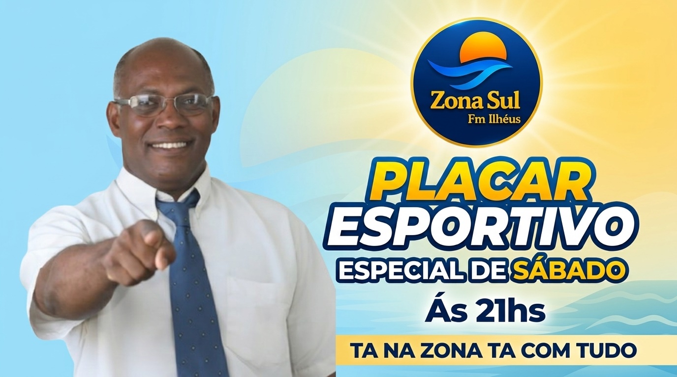 Publicidade placart esportivo de sabado
